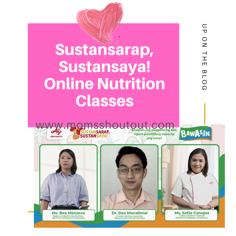 Sustansarap, Sustansaya! Online Nutrition Classes