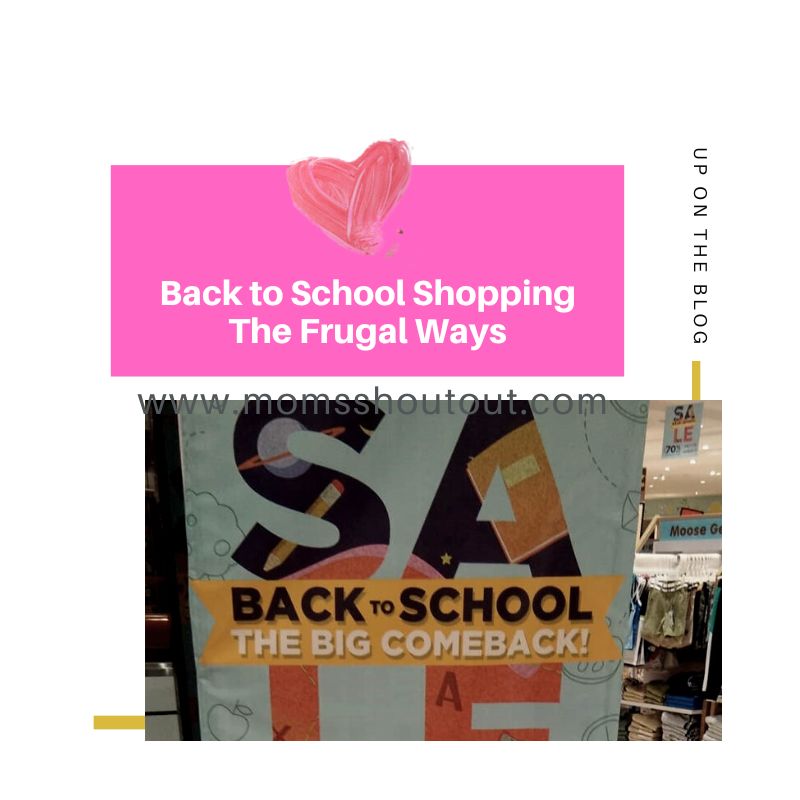 Back to School Shopping The Frugal Ways